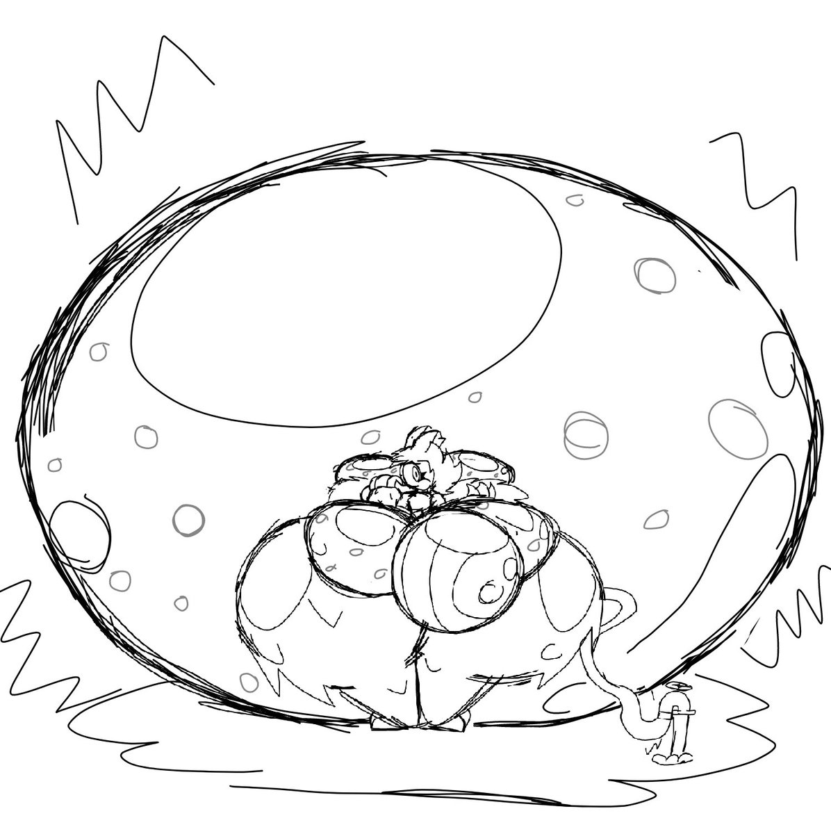 BlairAr65931195's tweet photo. You stumble arcoss silly jungle gal with a full valve hose in her mouth feeling her up lime a big water balloon- her belly groan n gurgle as it stretches wider n bigger as she look at you like a curious cat without knowing the danger...of such. A strain tum.. https://t.co/TFzMyJ4Jml
