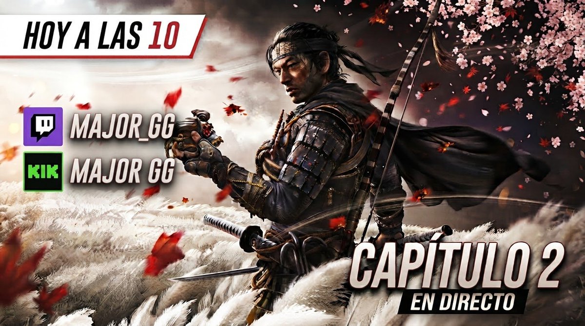 Mayor_GG_'s tweet photo. El honor ya murió, pero nosotros sobrevivimos... ¡Y hoy toca sufrir (digo, jugar) al Capítulo 2 de Ghost of Tsushima! 👺🌸

​Prepárense para ver mis habilidades de sigilo nivel patata y mucho drama samurái.

​⏰ HOY a las 22:00h
🔴 Twitch & Kick (¡Elige tu bando!): 

KICK: https://t.co/1pernoqOUd

TWITCH: https://t.co/Hk0f5MUB31

​¡Nos vemos en el ardor de la batalla! 🔥