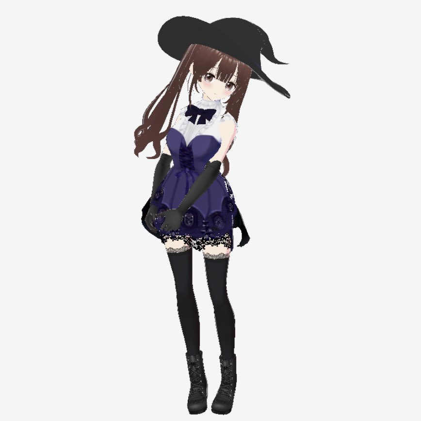 ri_tan_channel's tweet photo. ハロウィン仕様のりーたんです👻💓
全身はこんな感じ✨かわいいでしょ？🤭
10月中はこのお洋服でやらせていただくので、よろしくお願いします💖
#Vtuber #新人Vtuber 
#ハロウィン #Halloween #ハロウィン衣装 https://t.co/t082e0abSj