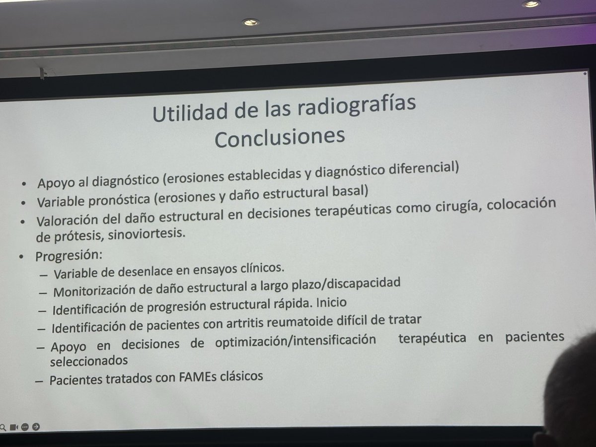 mariaj_morenom's tweet photo. Esta tarde han sido los talleres previos al #simposioAR26 y aquí os dejo algunas diapositivas interesantes 👇 🧵
1 Taller Rx y RMN https://t.co/3ziTE0Ww81
