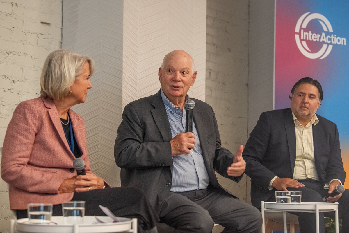 InterActionOrg's tweet photo. Full house at #InterActionForum2026 this morning as as our Member organizations gathered to hear from former Sen. Ben Cardin &amp; Ryan Shrum of @StateDept for a timely discussion on what's next in int'l assistance. https://t.co/Z9ip34Fwet https://t.co/mZRVCAS63f