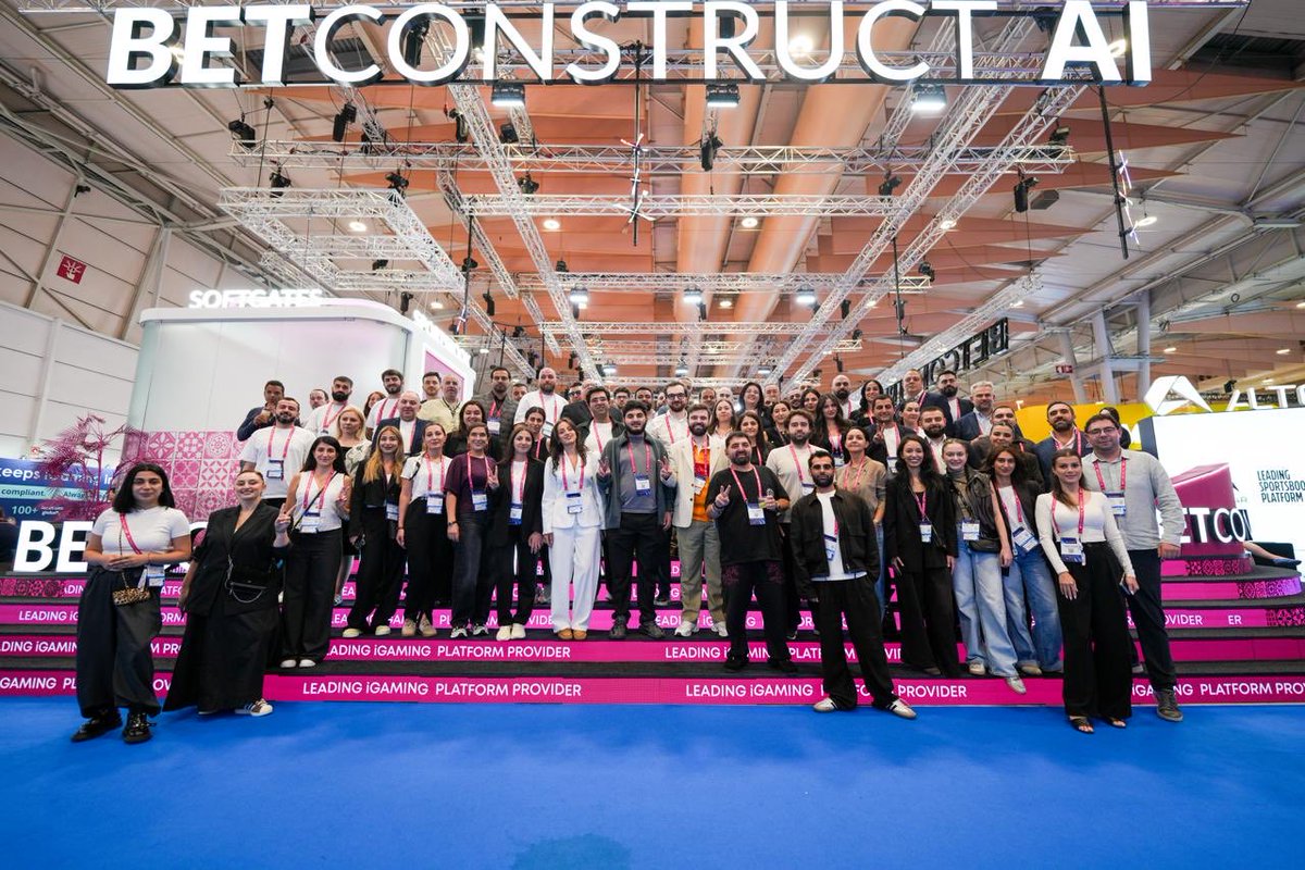 BetConstruct's tweet photo. Meet the people driving the innovation! 

⚡️ Behind every advanced B2B platform is a dedicated group of experts, and our team at SBC Summit Lisbon is here to prove it. https://t.co/FvXj9VL1uU
