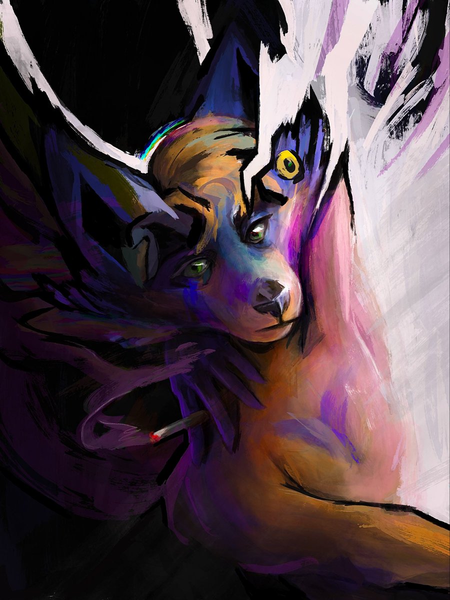 Adlerinooo's tweet photo. Another commission done, For the lovely Vesta 💙🧡✨

#anthroswim #discoelysium #discoelysiumfanart #furryartwork #furry https://t.co/LkM3iEflpk