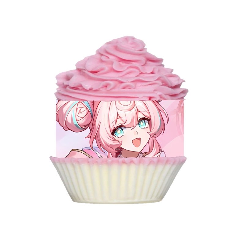 hyanaxa's tweet photo. What if hyacine was a cupcake https://t.co/ofogyGVEKf