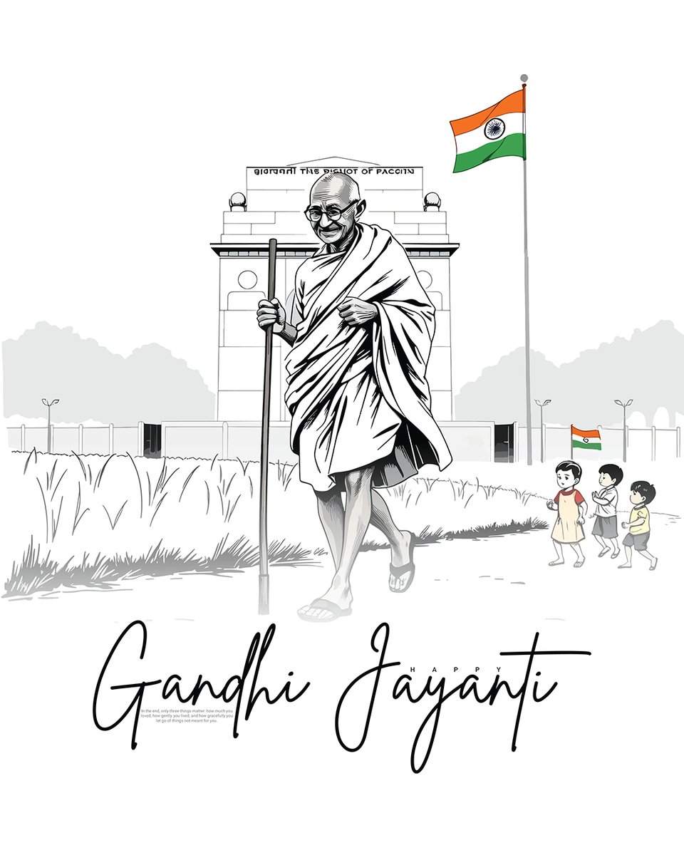 CharterGlobalCG's tweet photo. Today we remember Mahatma Gandhi, whose values of truth and nonviolence continue to guide leaders and communities worldwide.
#GandhiJayanti #LeadershipValues #Peace #Inspiration #CharterGlobal https://t.co/nroOOaeini