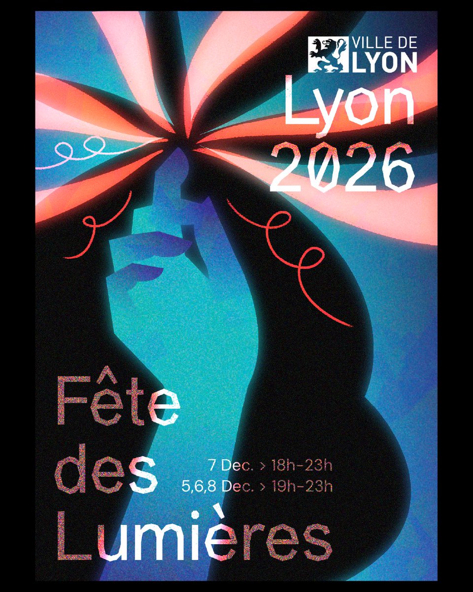 houss2kouet's tweet photo. Postertober Jour 1 - Fête des Lumières à Lyon #inktober #postertober 
(01/31) (Photoshop et Illustrator, NO AI) https://t.co/2thnLL2yOo