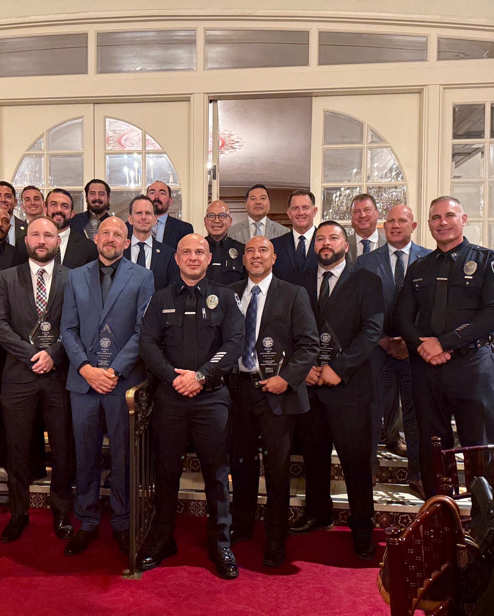 Culver_cityPD's tweet photo. Congratulations to Culver City Police Department Detective Beau Railsback on receiving the POALAC Centurion Award for Excellence as a member of LA IMPACT
Group 1.

Presented by the Peace Officers Association of Los Angeles County (POALAC), the Centurion Award for Excellence recognizes outstanding law enforcement service and achievement. LA IMPACT, the Los Angeles Interagency Metropolitan Police Apprehension Crime Team, brings together personnel from multiple agencies to investigate and combat major criminal activity throughout Los Angeles County.

Through 2026, Detective Railsback and his team have confiscated over 100 kilograms of cocaine, 2000 pounds of methamphetamine, 50 kilograms of heroin, 1.4 million fentanyl pills, and over $4 million dollars in narcotics proceeds.

Detective Railsback's work with LA IMPACT reflects the importance of collaboration, professionalism, and dedication in keeping our communities safe.

We are proud to see Detective Railsback and the members of LA IMPACT Group 1 recognized for their outstanding work and this well-deserved honor.