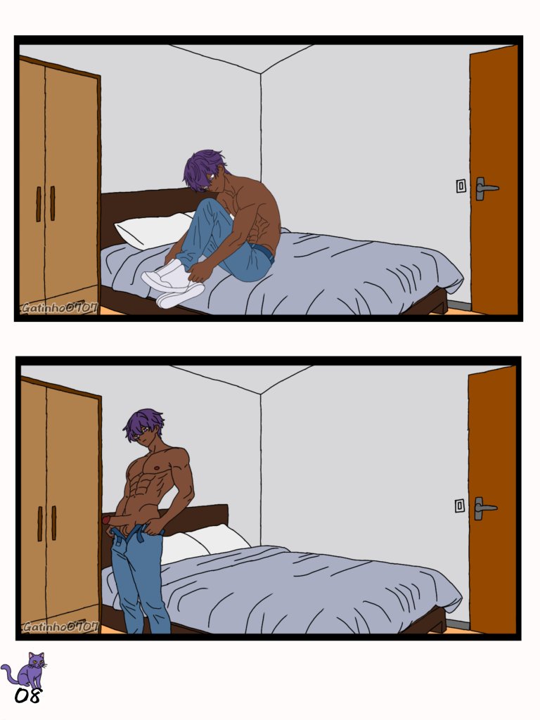 ArielWallacy2's tweet photo. ⚠️ AVISO: História Yaoi +18 com cenas explícitas!

Garra Noturno
Capítulo 1: As Origens (Parte 2/10)

Leia a Parte 2 abaixo 👇
#garranoturno #yaoi #nsfw #Gay #quadrinhos #original #hq https://t.co/sEKU6WdW9V