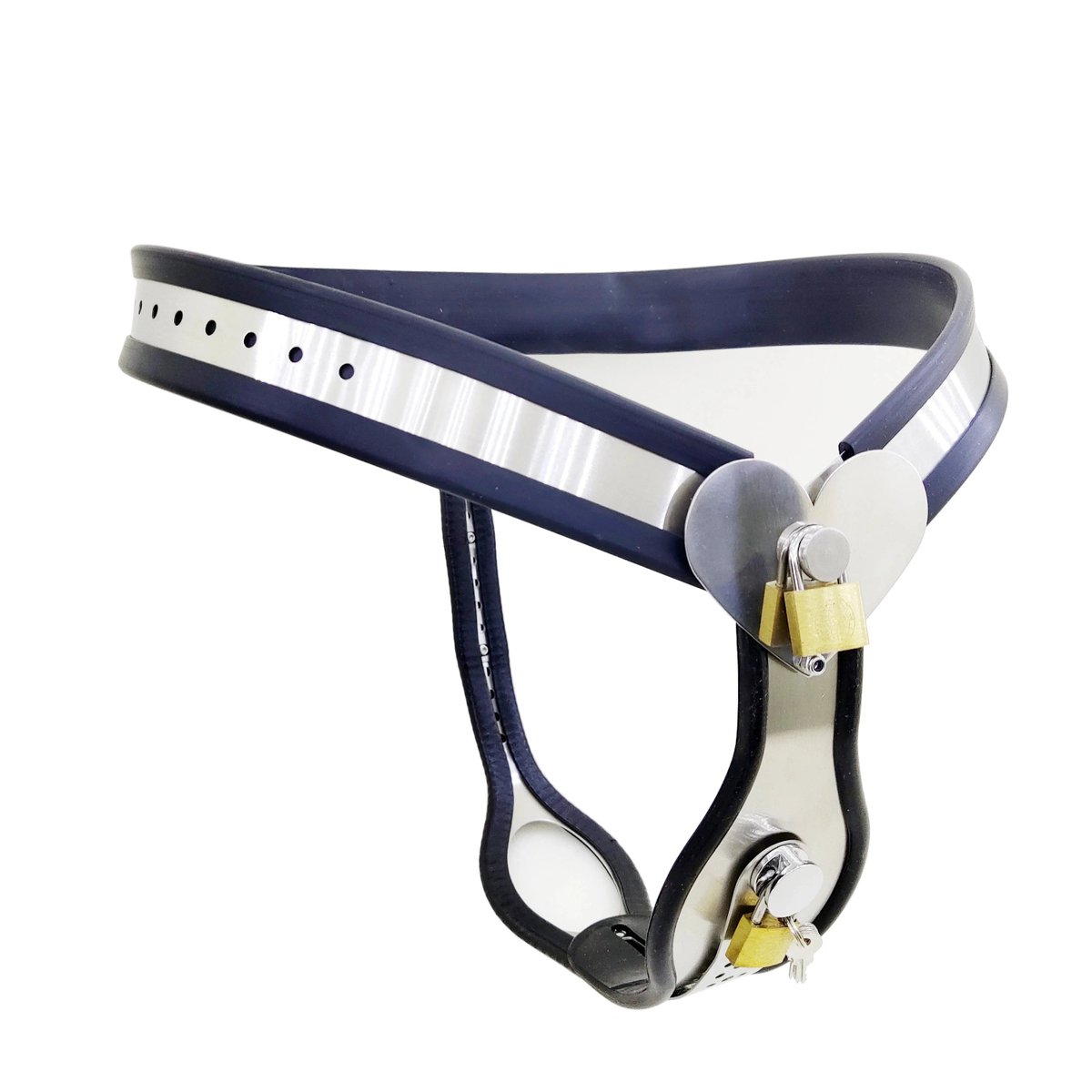 QueenzJester's tweet photo. "Put it on"

she presented [READER] with a chastity device for them.

"now. then I'll peg ya' cute little booty~" https://t.co/g6Wb3PN2P3