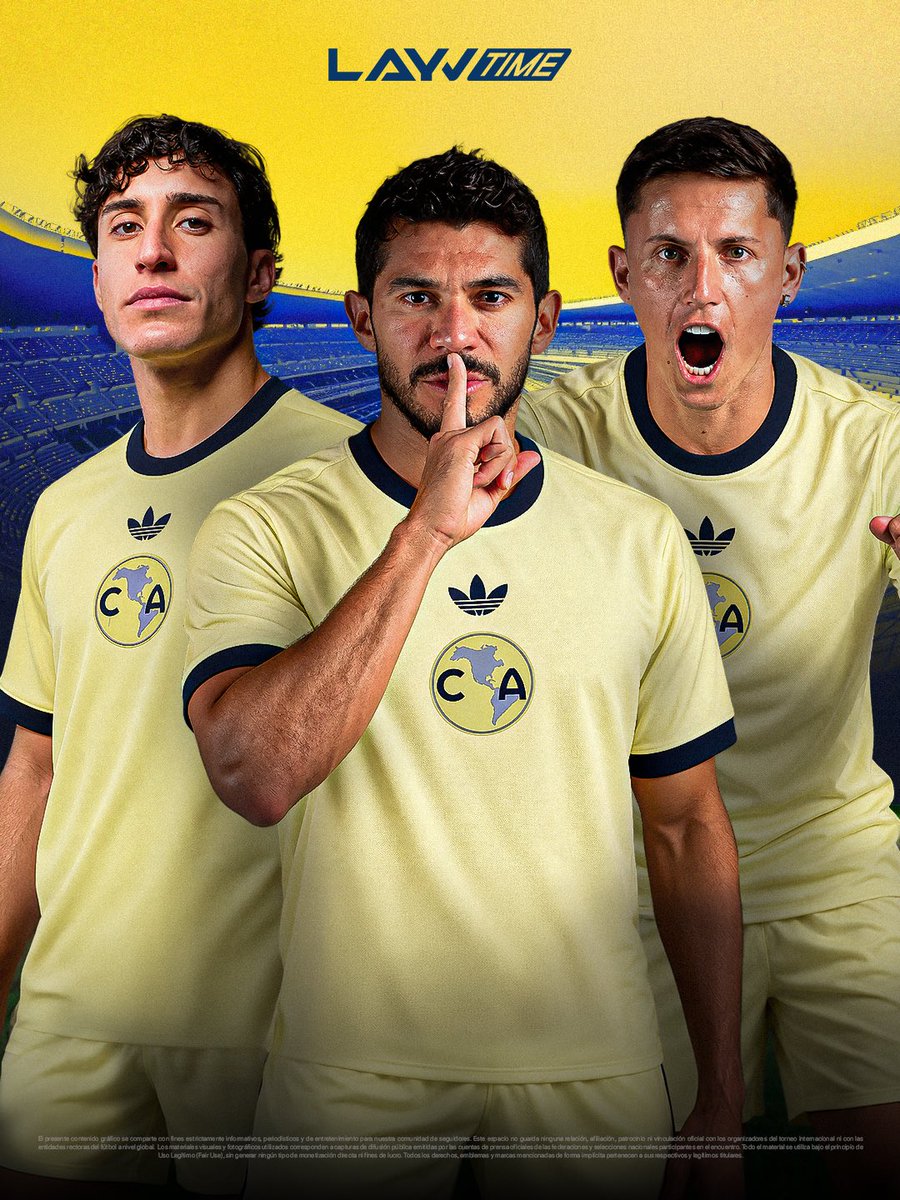 layvtime's tweet photo. EL AMÉRICA SE VISTE DE HISTORIA 🦅

Las Águilas celebran 110 años con una camiseta que recupera el escudo y la esencia de otra época.

¿Te gustó la camiseta? 👇

#Layvtime #America https://t.co/9KlhG4I3OO