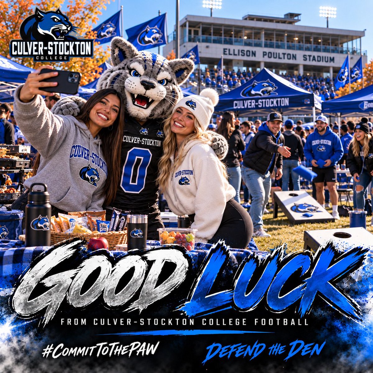 sasser_weston's tweet photo. Thank you Culver-Stockton College for the game day love and support! I really appreciate yβall! πΎπ #CommitToThePaw @CoachCutshaw https://t.co/nE55nLsOff