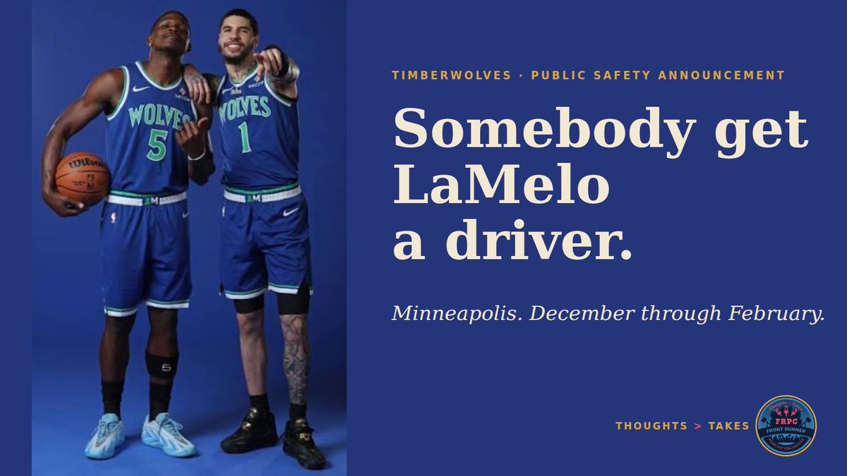frontrunnerpc's tweet photo. Post game interviews, behind the scenes, podium interviews all S - Tier must see events! https://t.co/ApeELZ3gyo #Timberwolves #NBA #Ant #Melo #ThoughtsOverTakes