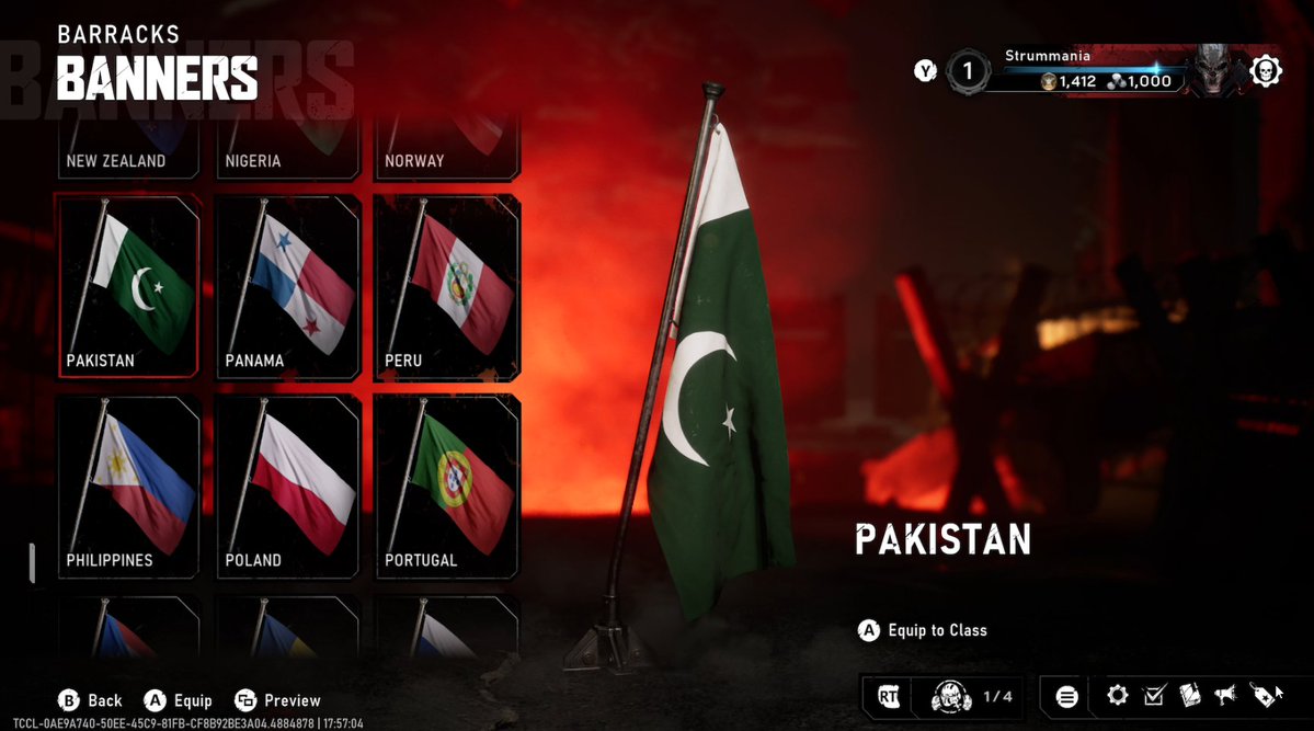 Strumalicious13's tweet photo. Hey @GearsofWar any reason you guys decided not to include Palestine's flag but included Israel's? https://t.co/dJ42BcM98k