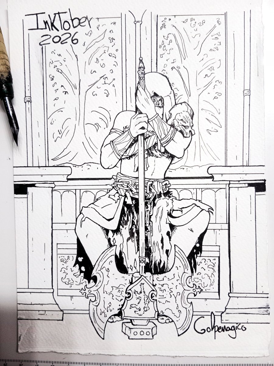 golpemagico's tweet photo. Day 1 Nepheli Loux from Elden Ring

Inktober without a theme, just some little drawings of some things that I like. 

Thanks to @VictortheSeeker for the idea of today!

I see you tomorrow! https://t.co/MUbT1rbdT3