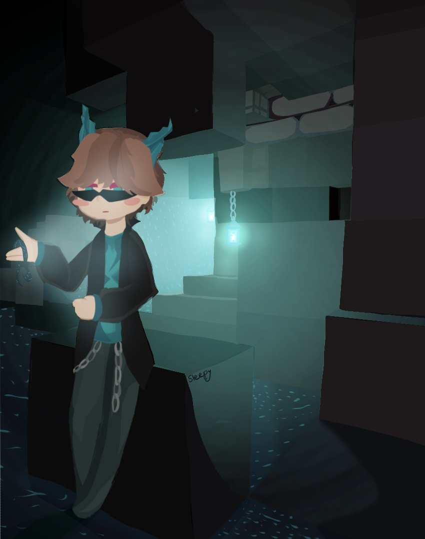 sleppsleepy's tweet photo. First time ever doing a background for a drawing of a character :P

#pinityfanart https://t.co/oQhgk1ox36