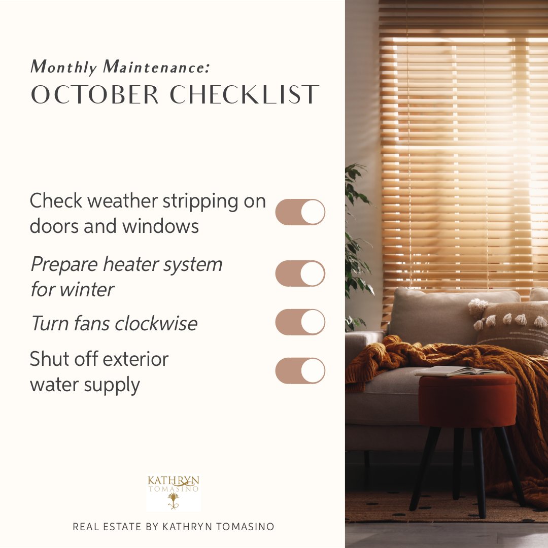 ktpalmsprings's tweet photo. Here are some commonly overlooked home maintenance tips. What are other items on your list to do this month? #homeownertip #homemaintenance #homechecklist https://t.co/EFX9PNe8Gh