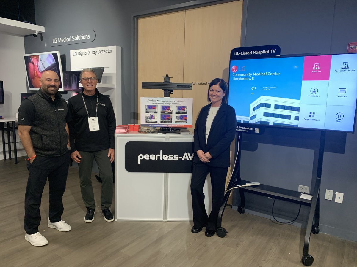 PeerlessAV's tweet photo. We're at the LG TechTober Fest 2026 right now at the LG Business Innovation Center in Lincolnshire, Illinois, until 4 PM!

So far, it has been an absolutely incredible day full of amazing products and even better conversations!

#AVTweeps #proAV #digitalsignage #LG https://t.co/6NTfQL4tCD