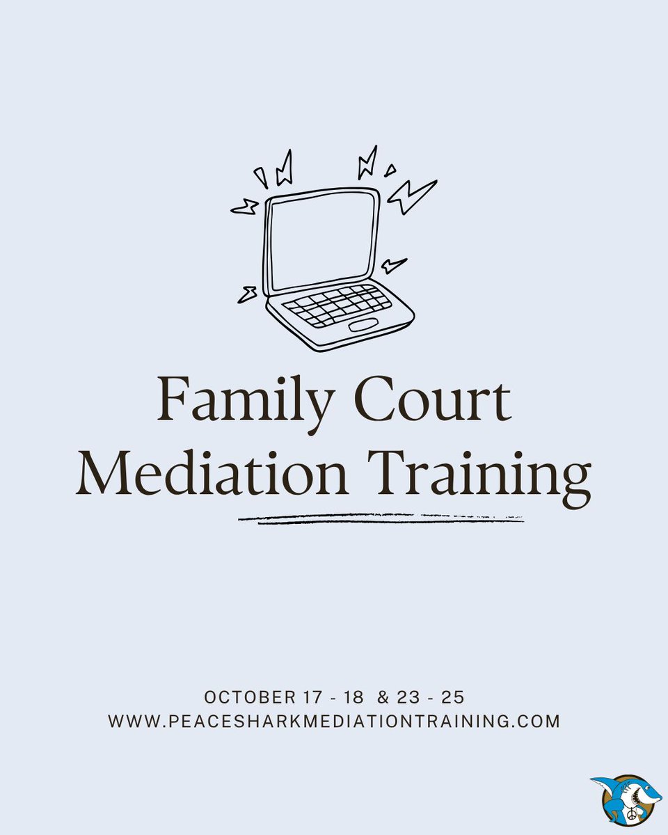 ksgrossman's tweet photo. #GLCM #Peacemaking #TeachPeace #PeaceChest #PeaceShark #MediationTraining #MediationSkills #MediationTips #ConflictResolutionTraining #ConflictManagementTraining #MediationProcess #MediatorCertification #MediationCourse #MediationEducation #MediationCareer https://t.co/wefJMybBo1