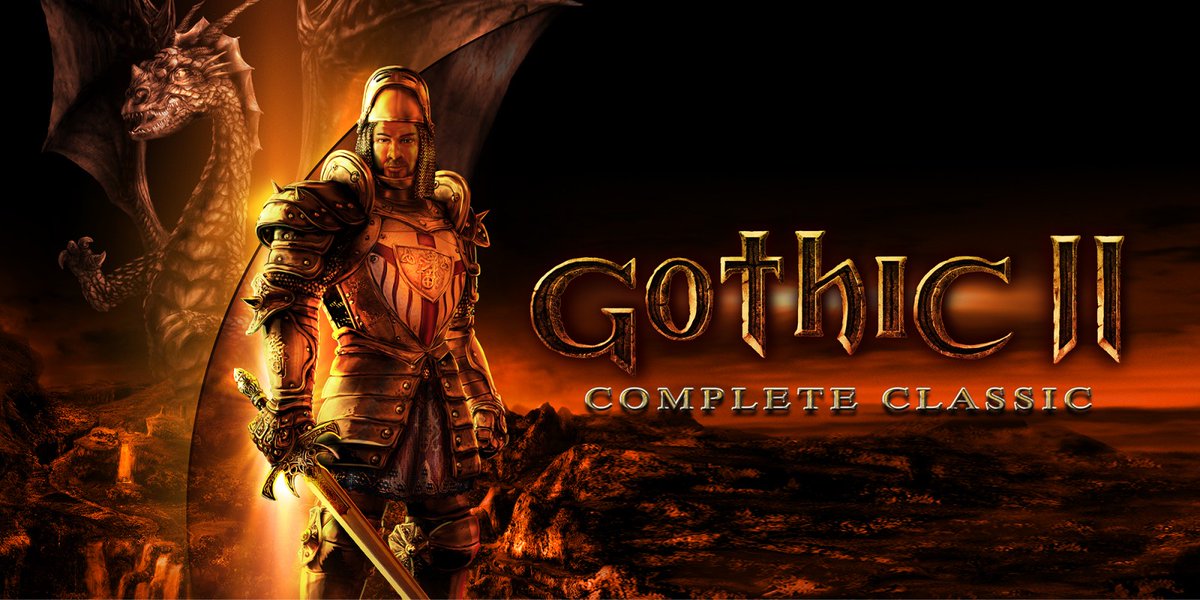 gothicthegame's tweet photo. Gothic II Complete Classic - Hotfix

We've just released a hotfix with the following fixes:
- Corrected Classic Mode;
- Fixed the "Elemental Archer" and "A blast from the past" achievements;
- Fixed the Russian VO;
- Removed the trade legend button from inappropriate places. https://t.co/8ScVHKC3Zi