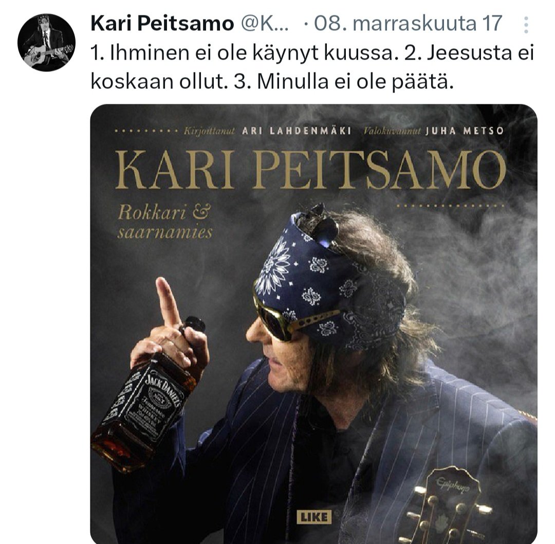 xluppis's tweet photo. @Hirvielain Pidän tästä klassikosta. https://t.co/whynqznTbo