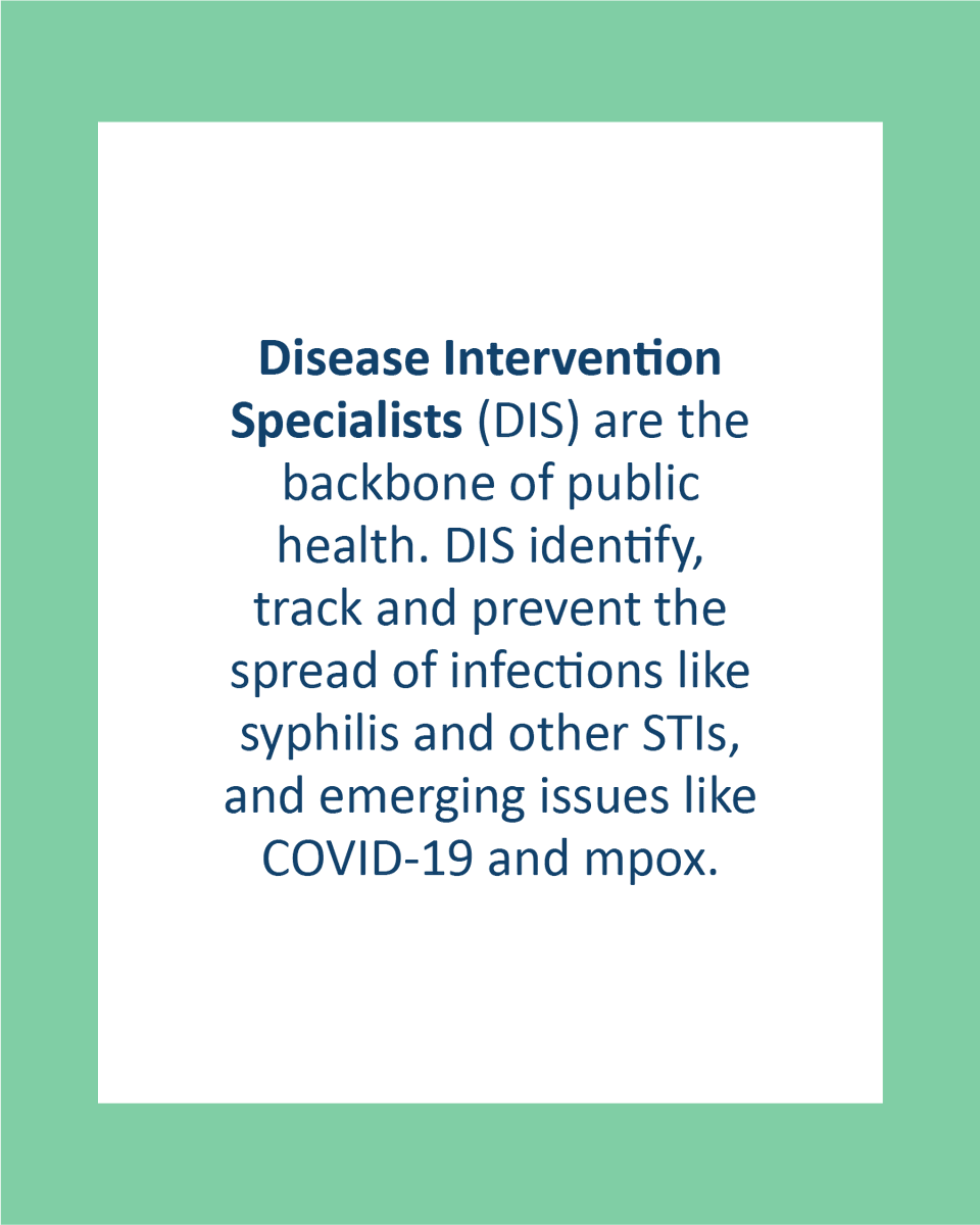 MichiganHHS's tweet photo. Disease Intervention Specialists (DIS) are the backbone of public health. DIS identify, track and prevent the spread of infections like syphilis and other STIs, and emerging issues like COVID-19 and mpox. Make sure to thank a DIS on Oct. 2 for #DISRecognitionDay! https://t.co/bHR5OXRwWs