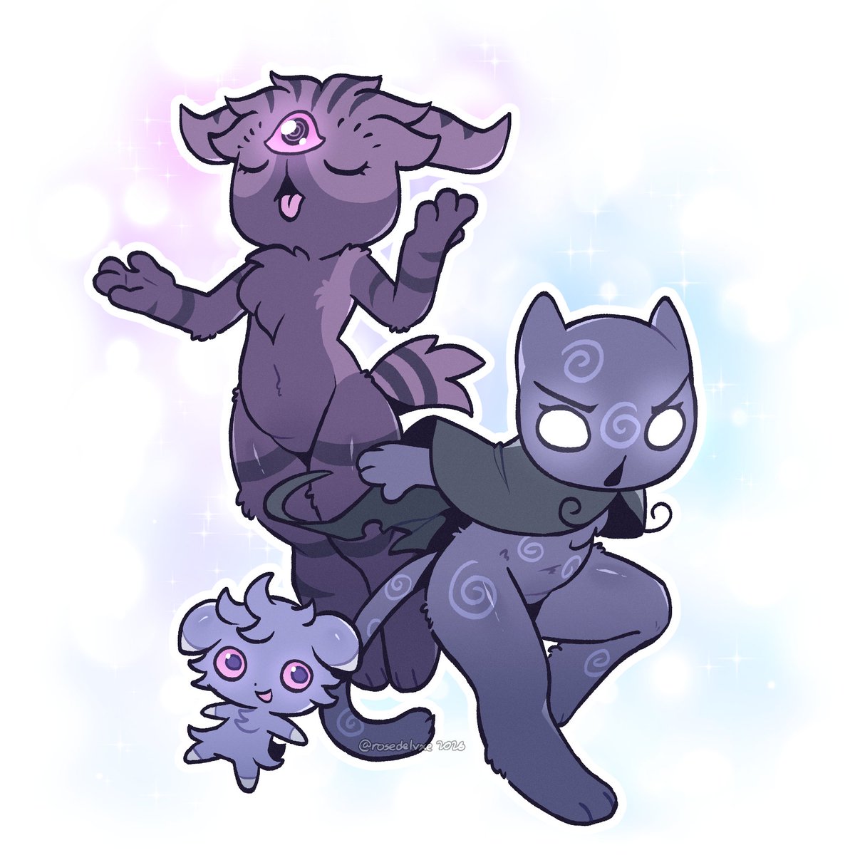 rosedelvxe's tweet photo. magic kitties!!! #mewgenics https://t.co/qxHllAz3hv