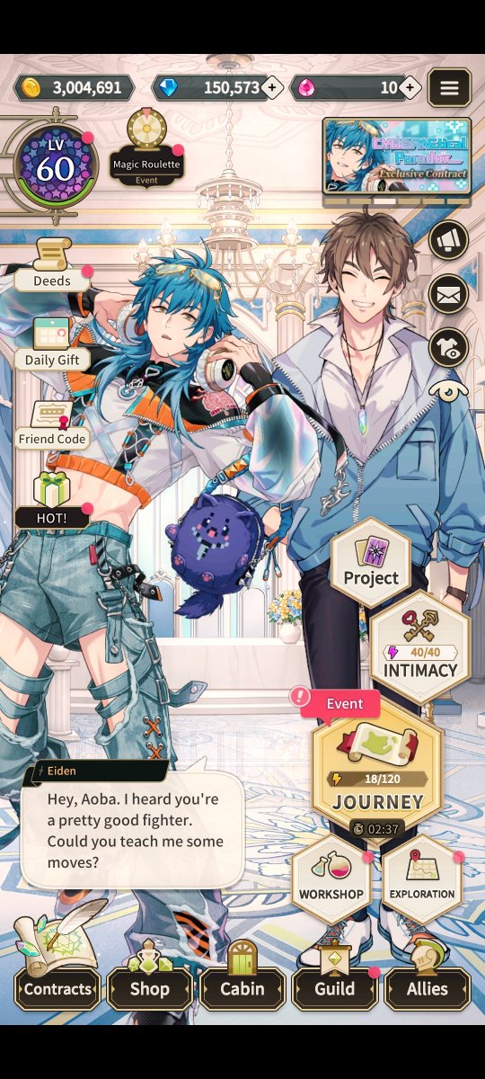 Rystnia's tweet photo. Interaction between Eiden and Aoba !
They are so cute π₯Ίπ₯°
#Nucarnival
#Dmmd https://t.co/Z9gtgaCFrZ