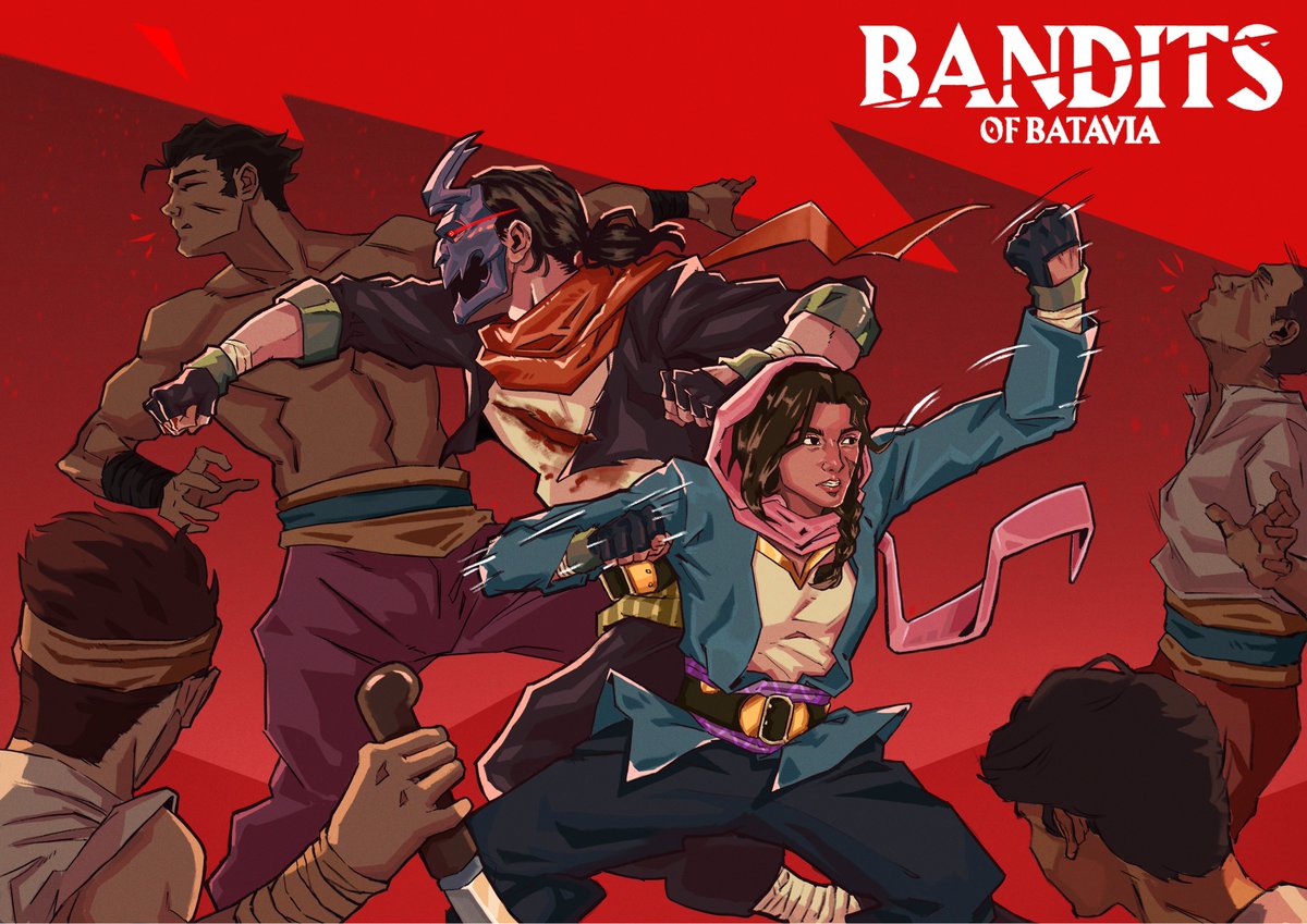 agnarwidarpa's tweet photo. My submission for Bandits of Batavia fan art competition. 

Ps: here for bit correction and refinement, lol https://t.co/IDO7nzlGMk