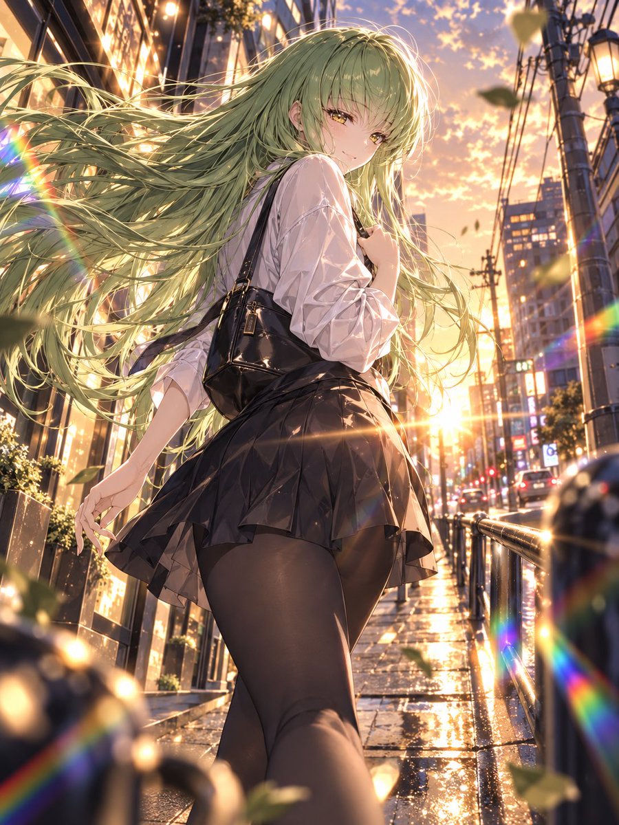 sataandagi_ai's tweet photo. コードギアスのAIイラストを作りました♫

『コードギアス 反逆のルルーシュ』より、
ルルーシュの衣装をモチーフにしたC.C.の非公式ファンアート（二次創作）です

コードギアスシリーズ公式サイト
https://t.co/L6K2NcxeSR

#コードギアス #CC
#二次創作 #AIart https://t.co/k8MHeTdaH7