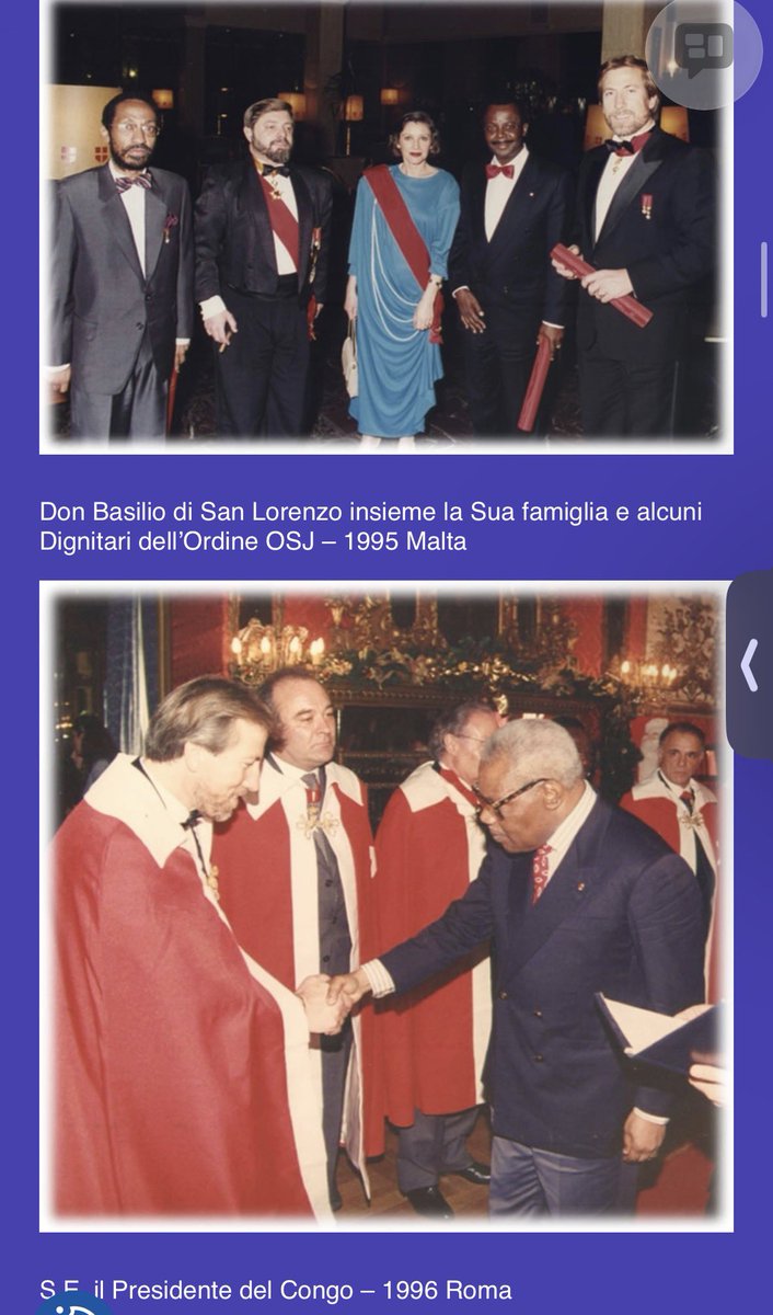 miketheking1517's tweet photo. S.A.S. Don Basilio Calì di San Lorenzo claims titles like Principe di Cefalù di Avila di Castiglia D’Aragona di Borbone &amp; Principe di Rodez.

He is 77th Grand Master of the Sovereign Order O.S.J. of Malta. This separate Hospitaller splinter, based in Malta &amp; distinct from SMOM. https://t.co/OxYRezFbmn
