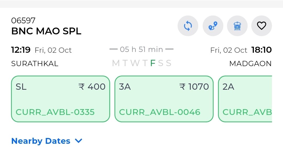 the_ak18's tweet photo. @drmsbc @SWRRLY 
Dear sir
Congratulations 🎊 for bypassing Mangaluru.
Half the train running empty beyond Surathkal.
Would you atleast now see the actual demand &amp; consider MAQ / MAJN stop for any future trains?
Kindly look beyond propaganda lobbies.
@CaptBrijesh @dkdistrictrail https://t.co/d0LAssAQIb