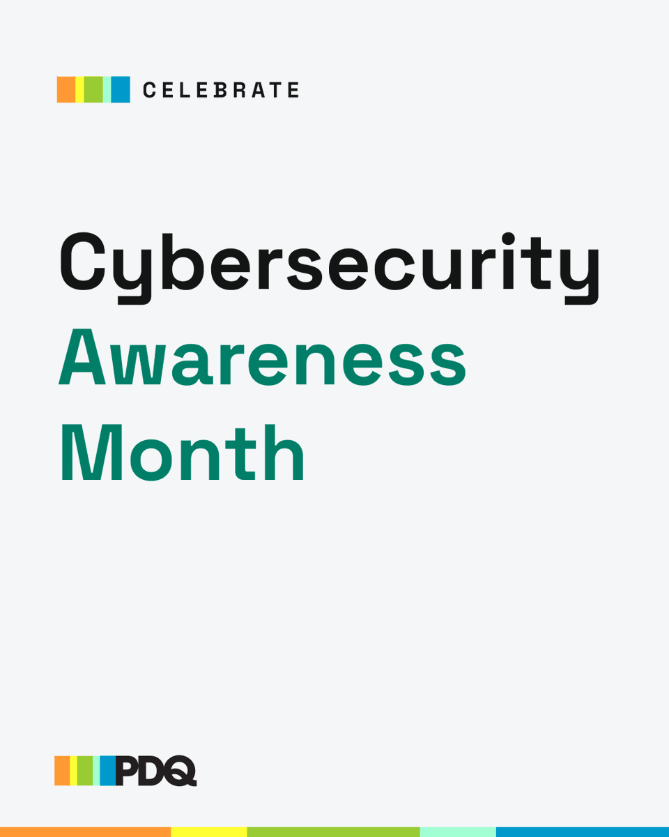 admarsenal's tweet photo. October is Cybersecurity Awareness Month, but earning your trust is a year-round commitment.
That means investing in experienced security practitioners, protecting our systems, and being transparent about our work.
#CybersecurityAwarenessMonth #Cybersecurity #PDQ https://t.co/A2eMBwbYWc