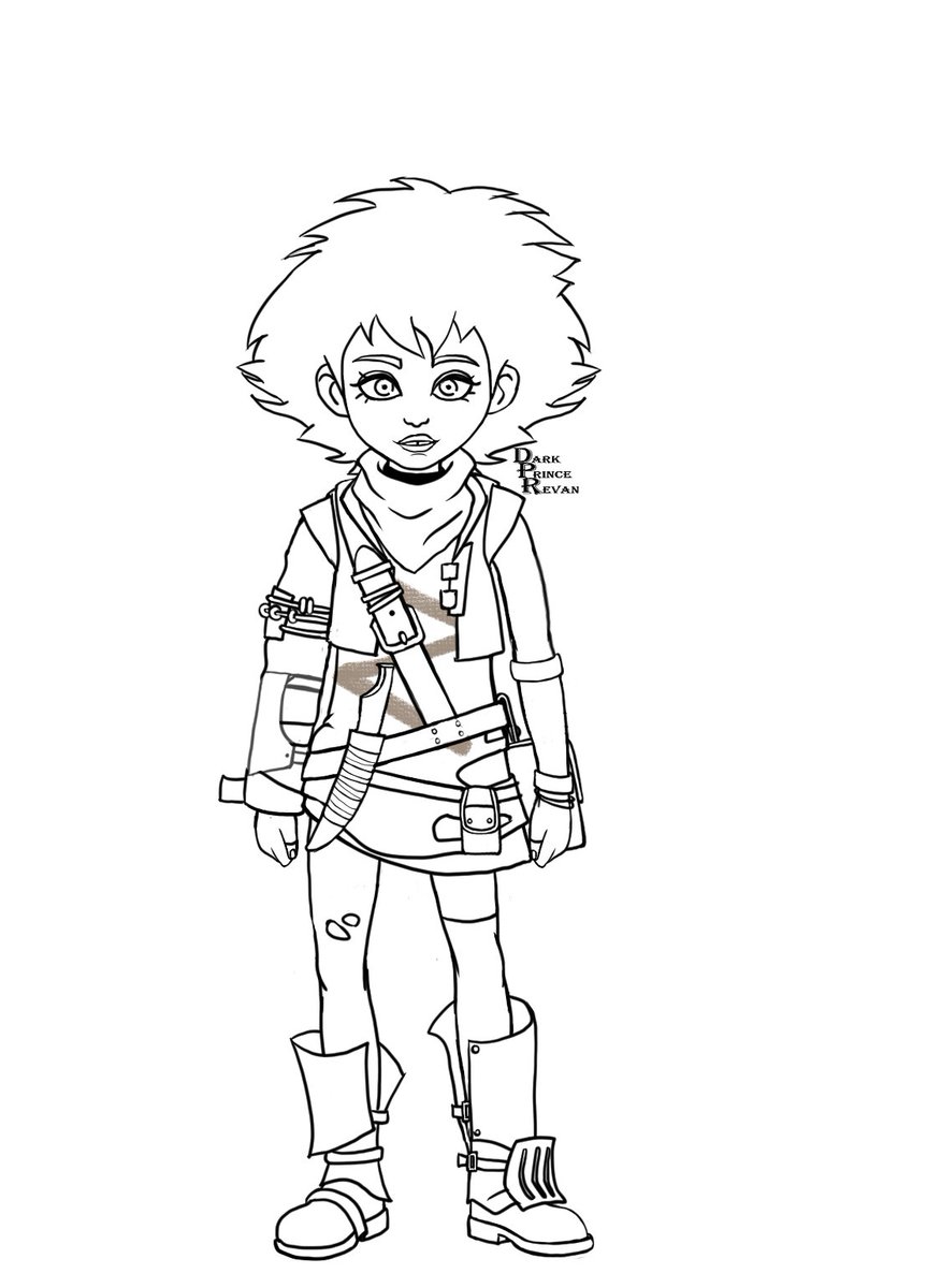 DarkPrinceRevan's tweet photo. "The Last Safe Haven in this Wasteland"  Isha new design wip

I keep forgetting to draw her miner's hat.

#isha #redesign #arcane #fanart #arcanefanart #familybomb #timebomb #ekko #firelights https://t.co/IxeN279Tvr