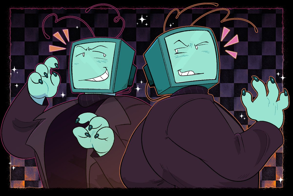 bigdumhonk's tweet photo. Attack I did for @mossys_art !! ✨ https://t.co/JPNeABw62t