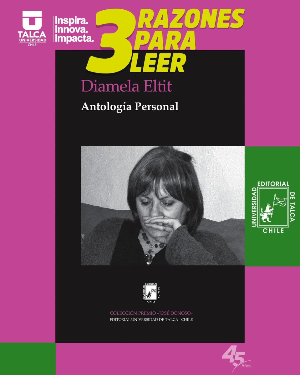 EditorialUtalca's tweet photo. Diamela Eltit (Santiago, 1949), figura fundamental del arte chileno de los 80 e integrante del CADA. Autora de Lumpérica, Los vigilantes e Impuesto a la carne. Premio José Donoso 2010 y Carlos Fuentes 2021.
#DiamelaEltit #LiteraturaChilena #CADA https://t.co/8msfocO952