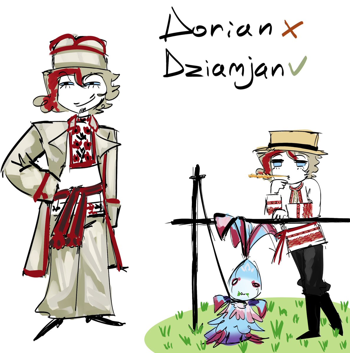 kadosshu's tweet photo. I do not know how I came up with this idea, lol 
#subjecttwo #dorian https://t.co/a77X5dWzUS