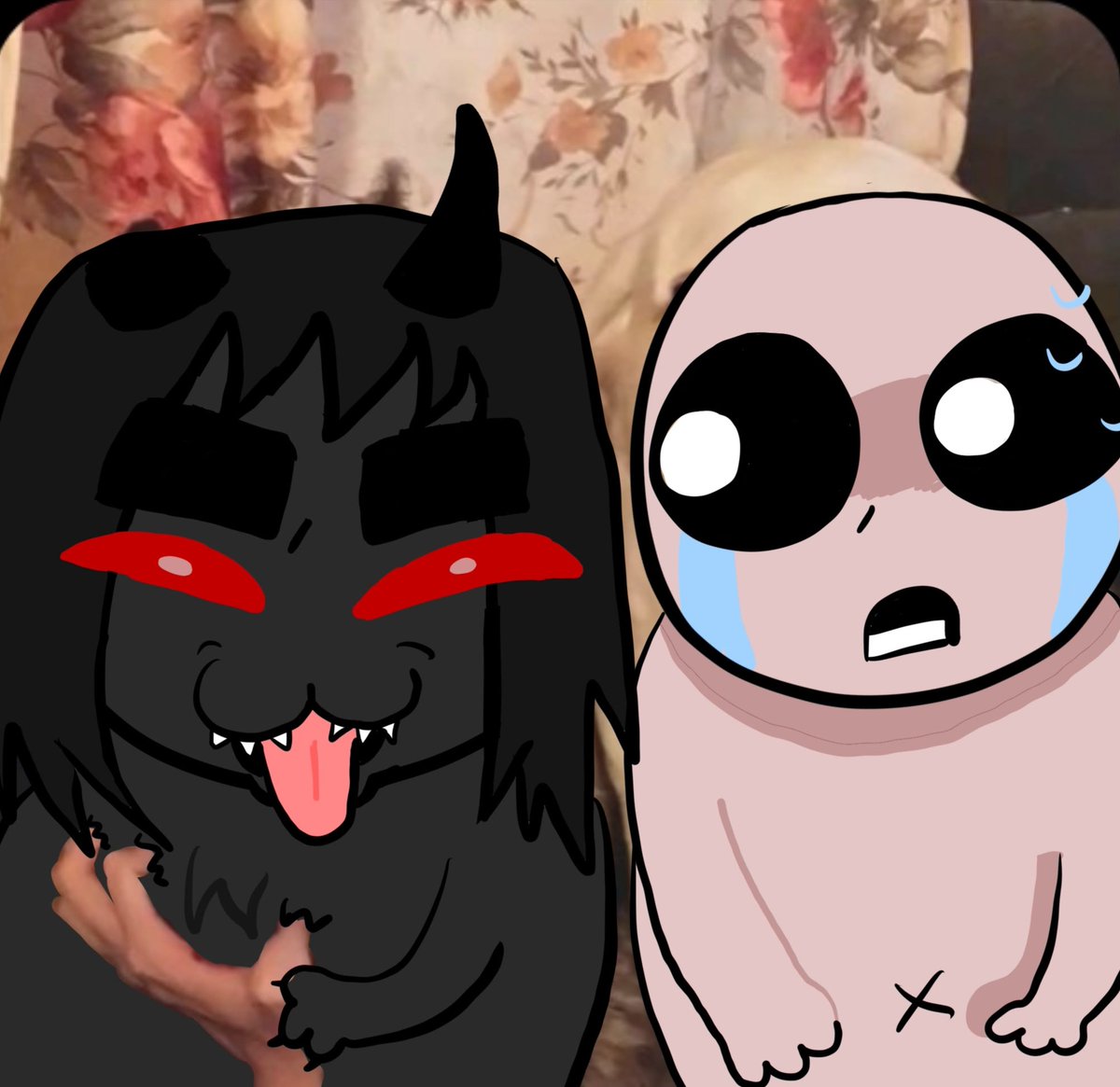 LordBingelz's tweet photo. The zazel and the saac https://t.co/TZ90E5srmJ