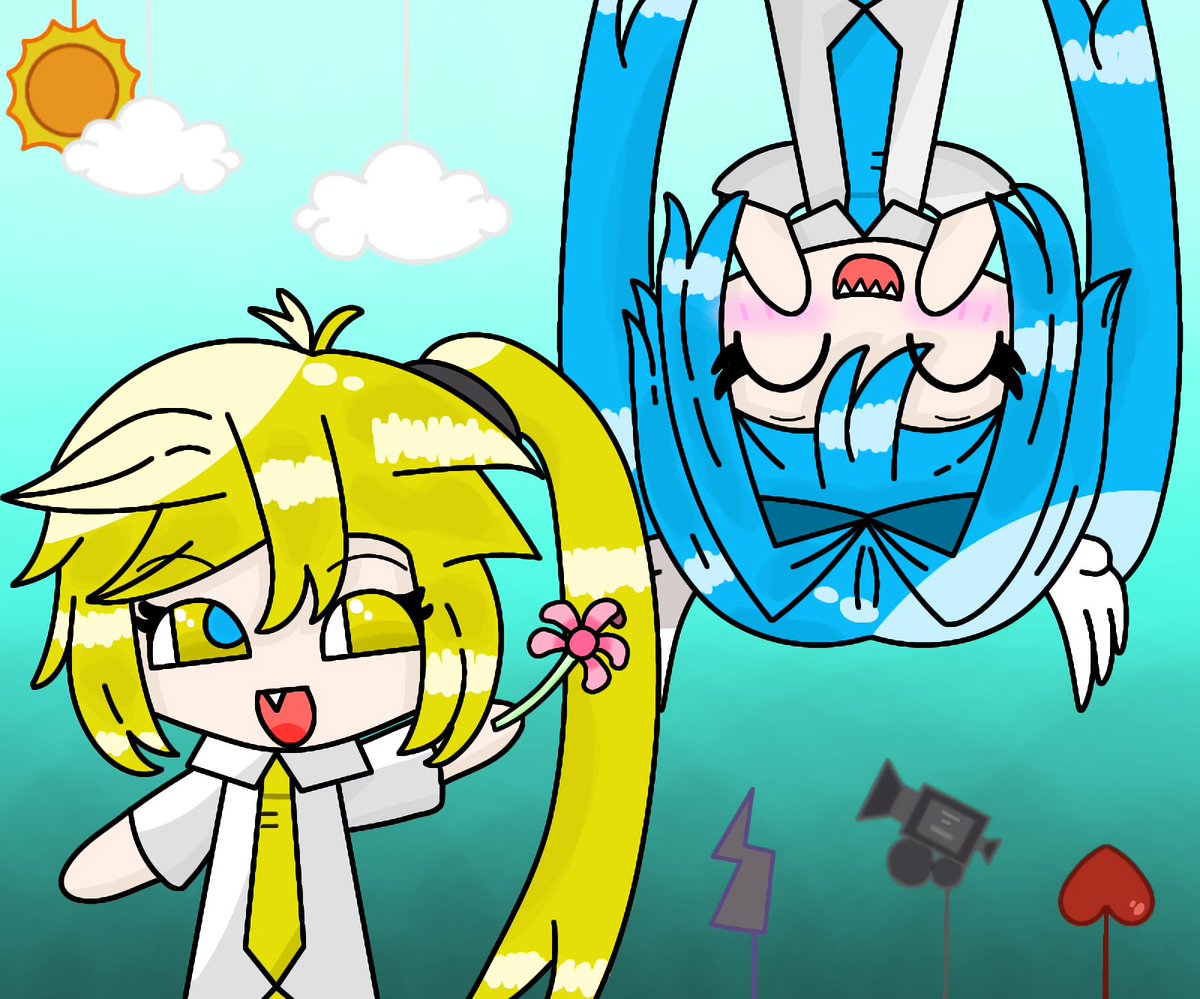 TsunSett_'s tweet photo. Baumkuchen Miku and Neru🩵💛
#亞北ネル #初音ミク https://t.co/o5C57kY1mU
