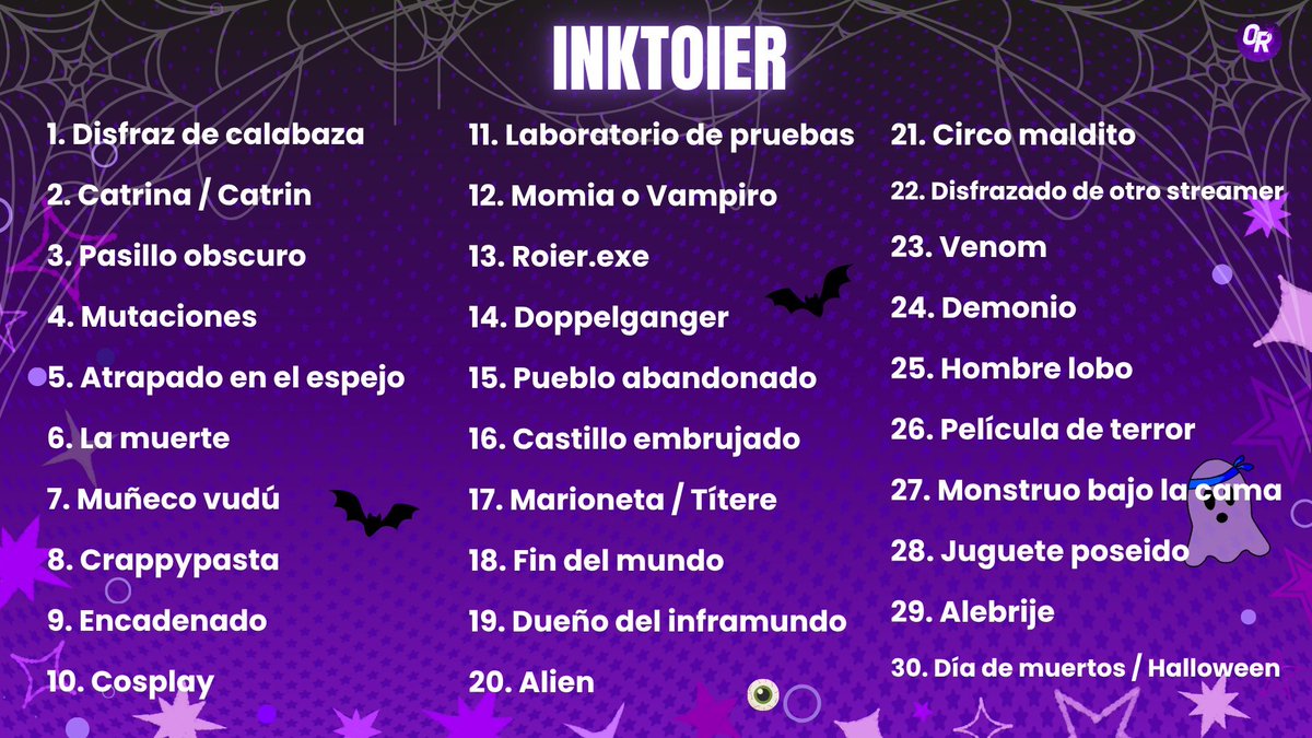 OnlyRoier's tweet photo. 🎃 | DÍA 1  [Disfraz de calabaza]

　　　　　#Inktoier 🕷️

Para quienes quieran participar, hoy toca dibujar a Roier con un disfraz de calabaza

No olviden usar #Inktoier y #roierfanart . Si gustan también etiquetarnos para darles rt 💙

Esperamos ver sus dibujos 🫡 https://t.co/7SQUc63ySa
