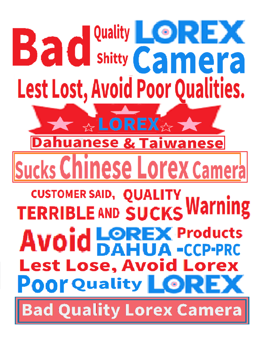Goolorex's tweet photo. Avoid Lorex due to GooglePlay👎👎{cortez Tez September 5, 2026 Do your research before spending a dime with Lorex. I bought my original set back in 2020, and while those older cameras had their min ... g int}🤦‍(In Short=>Sucks quality of Lorex-China)607. 4.993 https://t.co/oZ6dDfUNh9