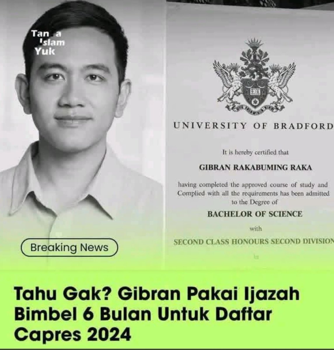 BarisanPemudaRI's tweet photo. Kok bisa lolos https://t.co/9TBBELiqmX