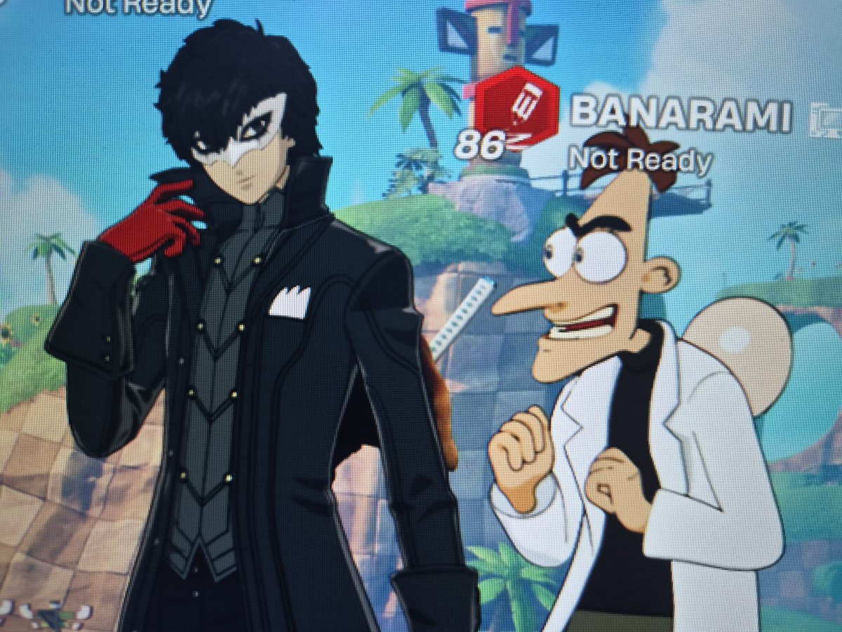 AndrewHatenaman's tweet photo. Ah... Joker Persona 5, welcome to the Velvet Room! https://t.co/d7iygZK96M