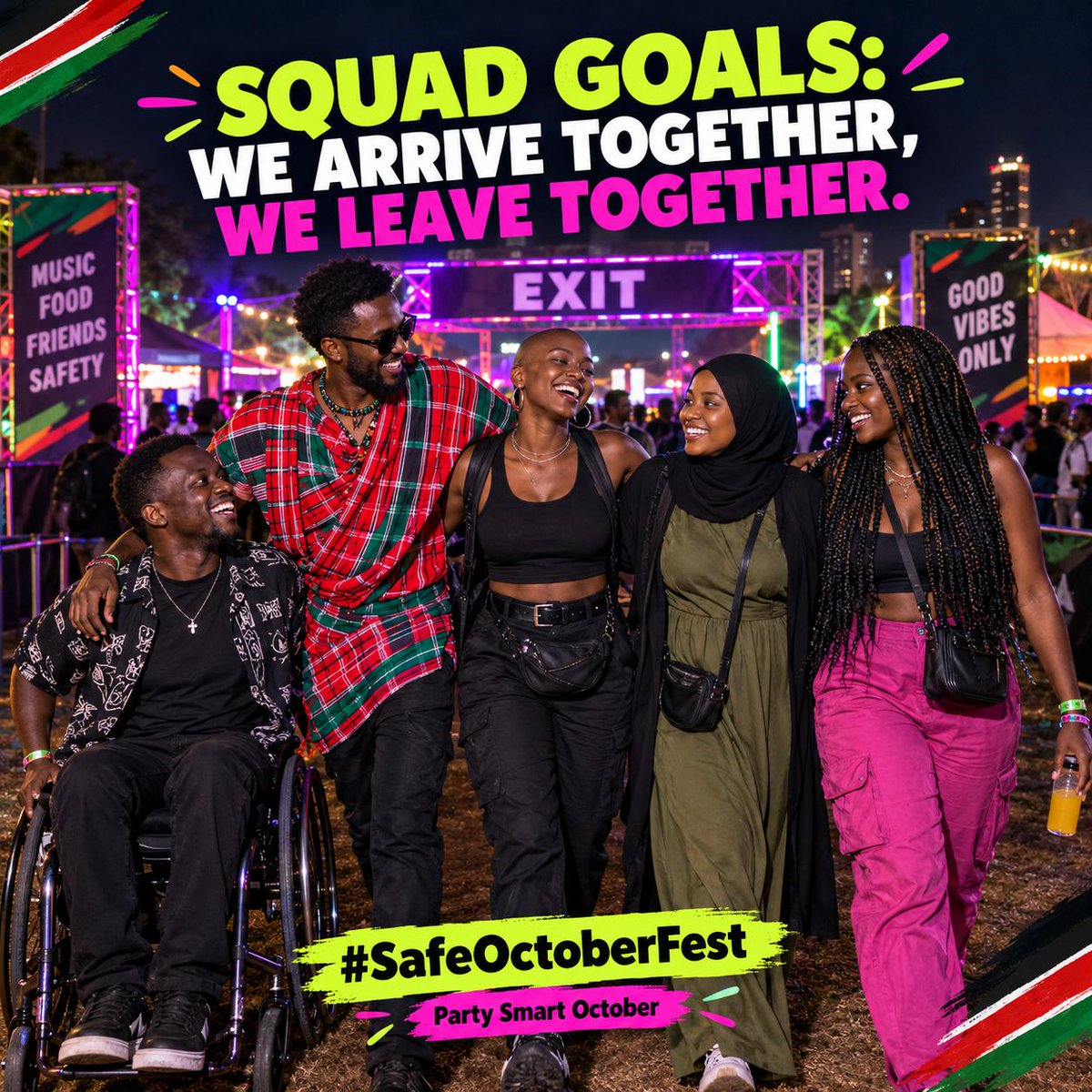 AokoSharon2725's tweet photo. Watch your drink, know your surroundings and stay connected with people you trust. Awareness matters during Party Smart October. #SafeOctoberFest https://t.co/fU70yW8HCi