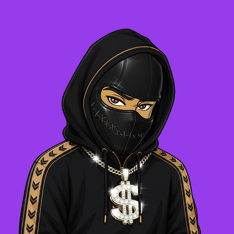 FancyStephen's tweet photo. Incredible art. Launch is 10/6/26 GTD and FCFS still available in the discord. Your time is running out for this free mint, 1 page WP in Discord. Link in bio @ProjectShiesty The mask Stays on! https://t.co/i9nXU4SHf3