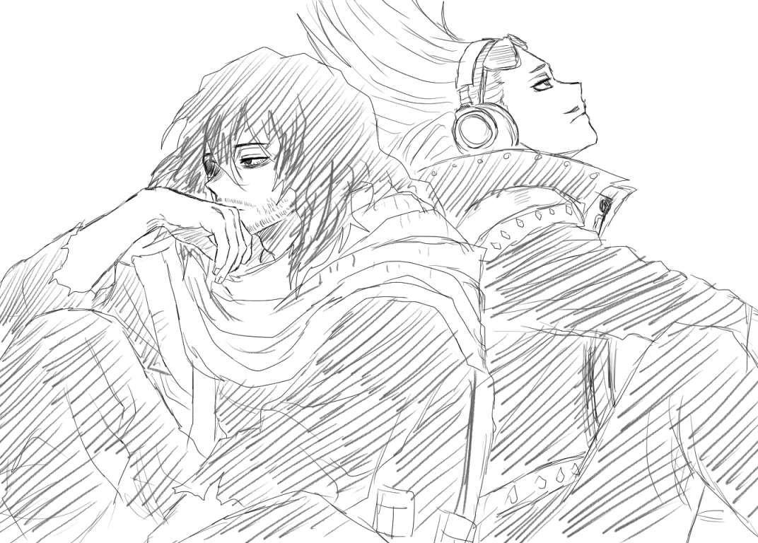 oon_zatta's tweet photo. 漫画描き終えた後に色塗り練しようとしたけど線ぐちゃぐちゃすぎてもういいやとなったのでrkgk行き https://t.co/Mhw6cTGAaf