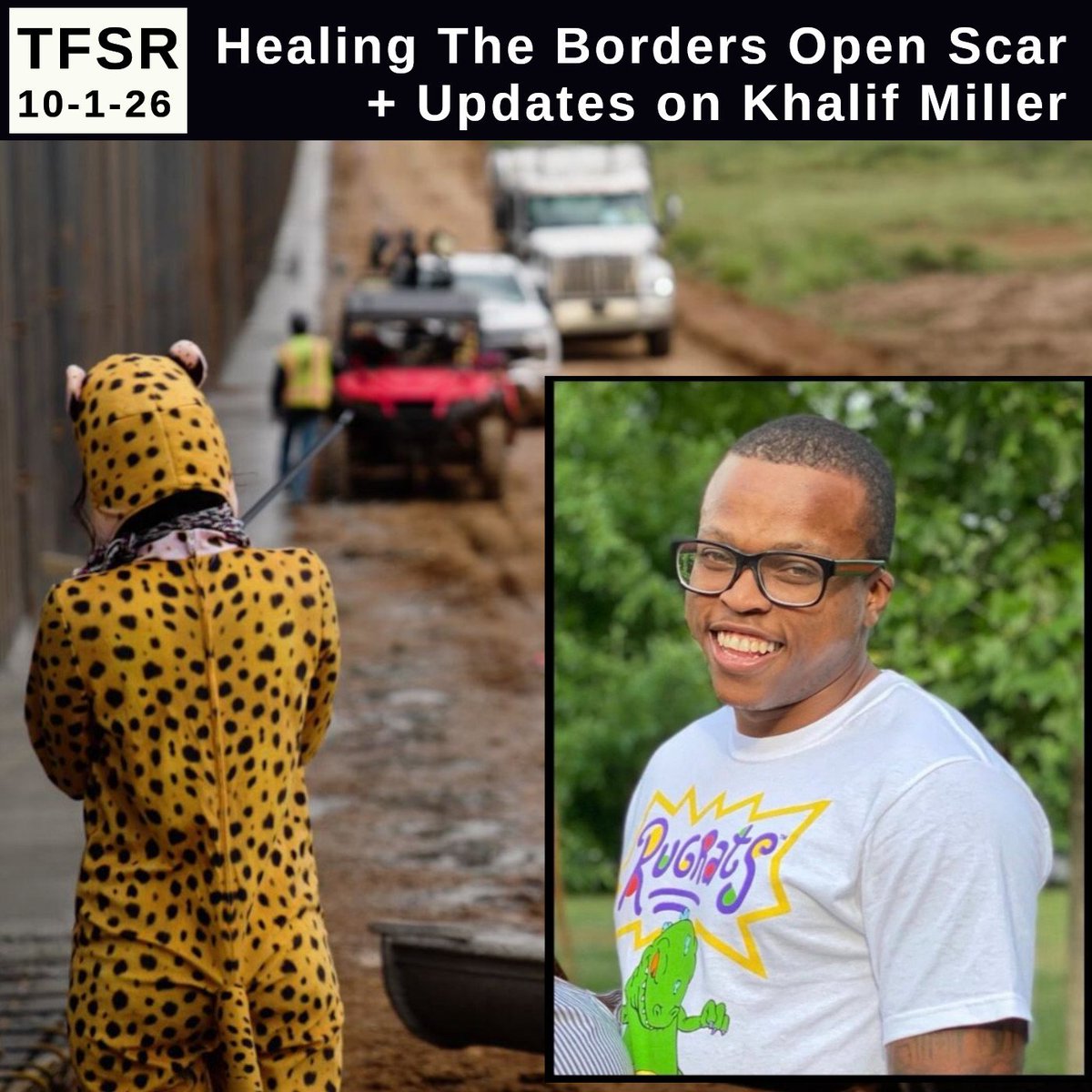 StrawFinal's tweet photo. A midweek episode featuring a conversation about Camp O:Shad and borderland defense in #Lochiel ( AZ ) in run-up to Oct 4th Day of Action, plus Jackson Kusiak of HRC in Philly speaks about Uprising Prisoner Khalif Miller

https://t.co/HF4qvBm3NP https://t.co/MmbpnRnky9