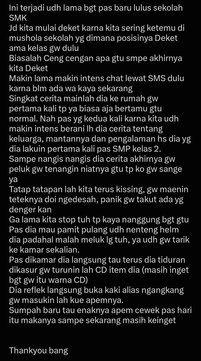 csn_mas's tweet photo. Pengalaman pertama kali sama mantan https://t.co/tmmnAnrJzN