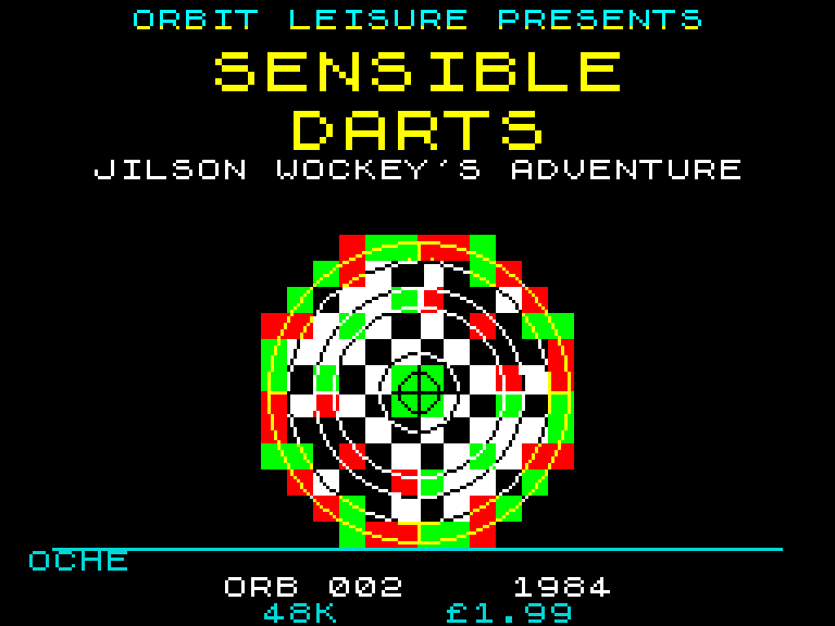 OrbitLeisure's tweet photo. Orbit Leisure, Cleethorpes. Sensible software for the ZX Spectrum since 1984.

Golf by typing. Darts against a man who hasn't forgiven you. An afternoon on the coin pusher. Four hours of angling in which nothing happens.

All free to play: https://t.co/OZEwqVuazn https://t.co/c5yJoAoPDW