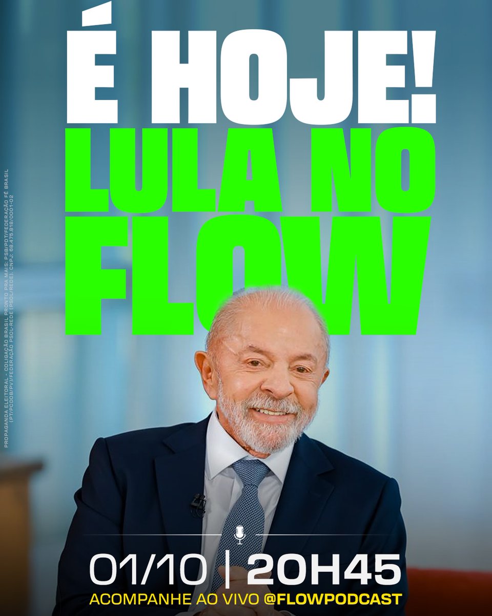 LulaOficial's tweet photo. Anote aí para não esquecer: é logo mais, a partir das 20h45. Nos vemos lá! https://t.co/fhpStHnlHw