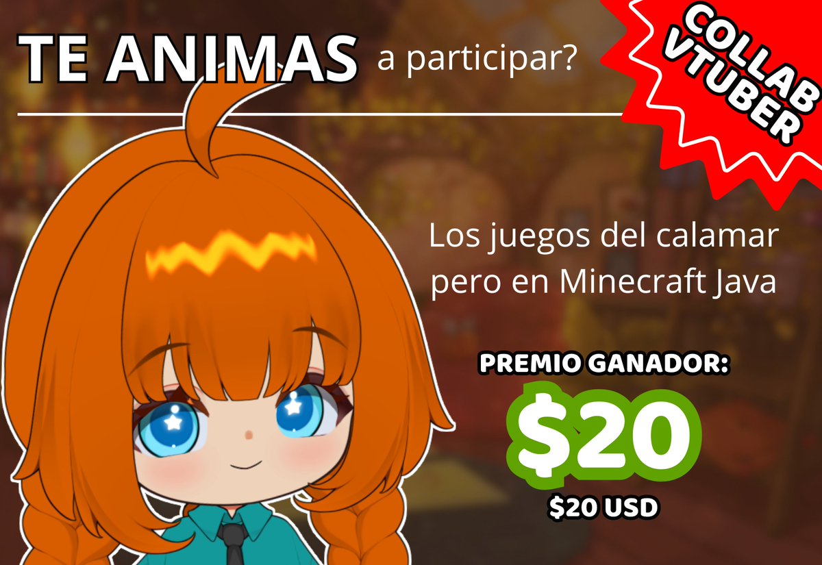 0makizaru's tweet photo. ¡HOLA COMPADRES! 🇪🇸 🇲🇽 🇦🇷 🇨🇴 🇵🇪 🇨🇱 🇻🇪

Se hara una enorme collab y me encantaría que se unieran Vtubers de habla hispana 💕

⭐️¿En que consiste?
• Los juegos del calamar.
• Todos pueden participar
• El ganador se lleva $20 dolares.

⭐️¿Te animas a participar?
Solo comenta para poder agregarte y que te den tu numero!
• Sera este 23 de Octubre!

¡Vamos a conocernos y pasar un buen rato!

#VTuber #VtubersES #CollabVtuber #VtuberCollab #VtubersHispanos